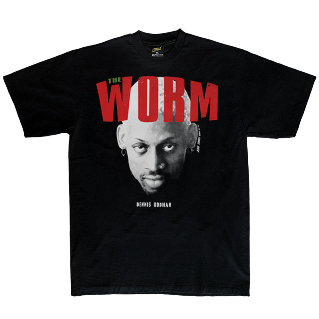 cosmicbkk-เสื้อยืดลายนักบาส-rodman-the-worm