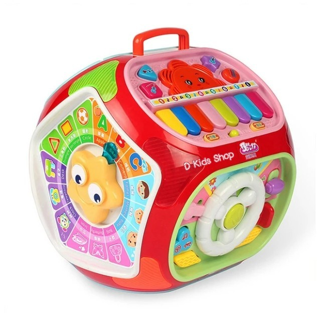 baoli-แท้-กล่องใหญ่-กล่องกิจกรรมดนตรี-7-ด้านแท้1ล้าน-educational-toys-house-english-version-by-baoli