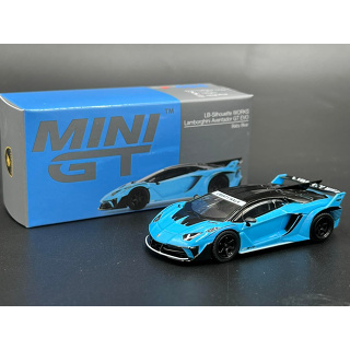 MINIGT Lamborghini  LB-Silhouette WORKS Aventador GT EVO Baby Blue