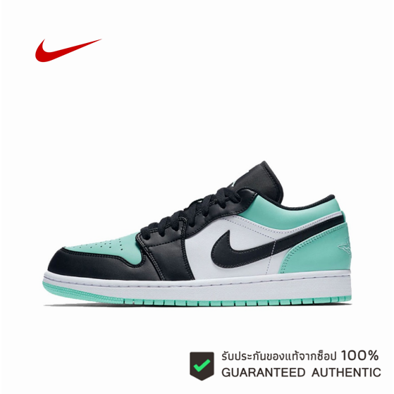 air-jordan-1-low-low-top-black-toe-mint-green-ของแท้-100