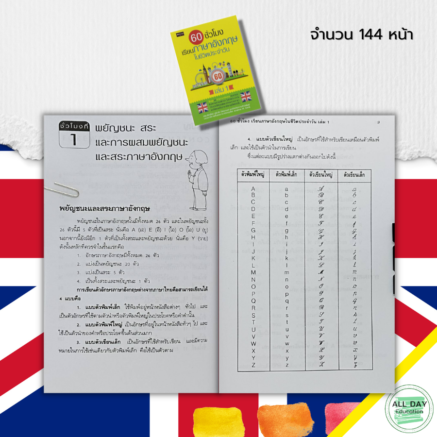 หนังสือ-60-ชั่วโมง-เรียนภาษาอังกฤษในชีวิตประจำวัน-เล่ม-1-ศัพท์อังกฤษ-tense-ประโยคภาษาอังกฤษ-สนทนาภาษาอังกฤษ-ออกเสียง