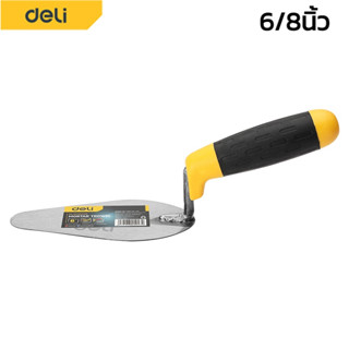 เกียงสามเหลี่ยม 6/8 นิ้ว เกรียงแหลมก่ออิฐ Bricklaying trowel ขนาด 6นิ้ว 8นิ้ว ก่ออิฐ ตักปูน ฉาบเรียบ convincing