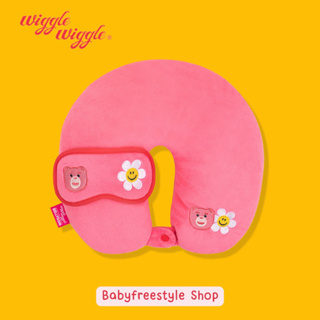 หมอนรองคอ Bellygom X Wiggle Wiggle - Neck Pillow &amp; Eye Patch