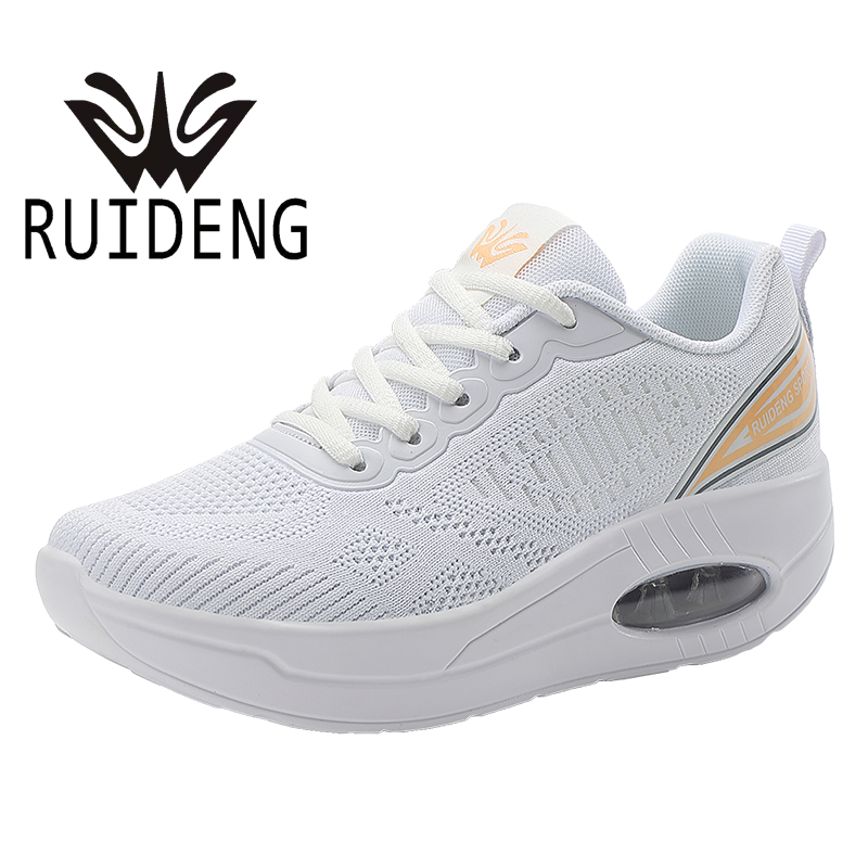 ruideng-82257-สีขาว-รองเท้าผ้าใบกีฬาผู้หญิงเพื่อสุขภาพ-ความสูง-5-cm-ไซส์-36-40-มีสินค้าพร้อมส่ง