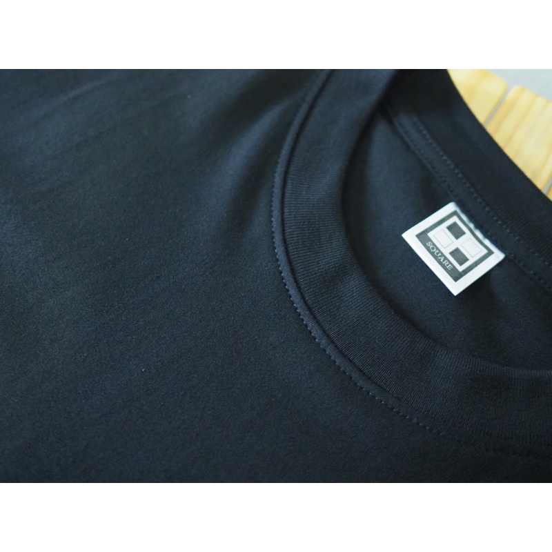 เสื้อยืด-คอกลมสีดำ-square-premium-cotton-100-no-32