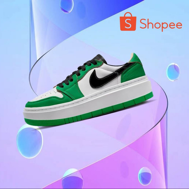 Nike Jordan Air Jordan 1 Elevate Low “Lucky Green” รองเท้าผ้าใบ