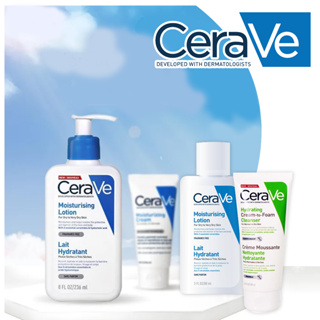 แท้ ฉลากไทย เซราวี CERAVE SA Smoothing Cleanser cerave ผลิตภัณฑ์ทำความสะอาด สำหรับผิวหยาบกร้าน ไม่เรียบเนียน โลชั่นทาผิว