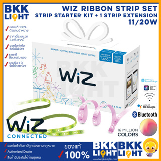 WiZ ribbon Strip แบบ Set ประกอบด้วย Strip Starter Kit + 1 Strip Extension ไฟเส้นเปลี่ยนสี