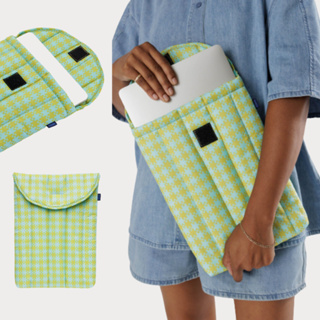 ALAND BAGGU Puffy LaptopSleeve 13/14 MintPixelGingham Freesize MintPixelG