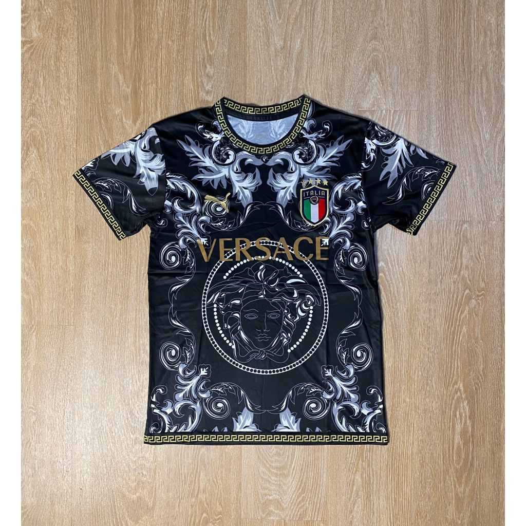 เสื้อทีมชาติอิตาลี-versace-ดำ