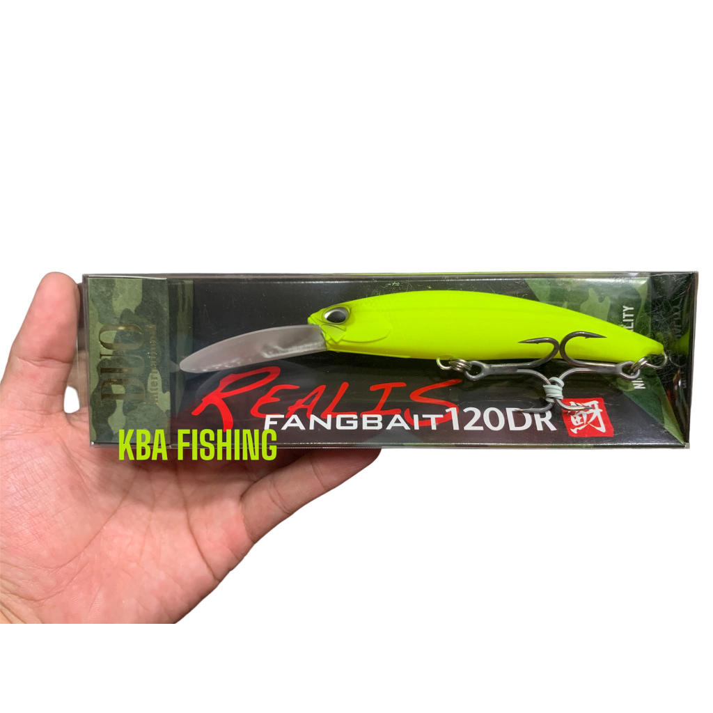 Leurre Flottant Duo Realis Fangbait 120DR SW - 120mm, 27.5g - ASI0106 (neuf)