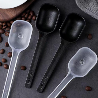 🌞Coffee Measuring Spoon 10g ช้อนตวงกาแฟ ที่ตักกาแฟ  ช้อนตวงกาแฟ ช้อนตักกาแฟ ช้อนตวงพลาสติก BLACK สี่เหลี่ยม AG666