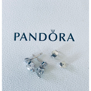 Pandora แท้💯% ต่างหูหัวใจ Like new