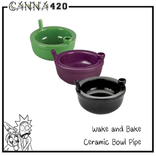 Ceramic Bowl Pipe แจกันบ้องแก้ว ไปป์ wake and bake