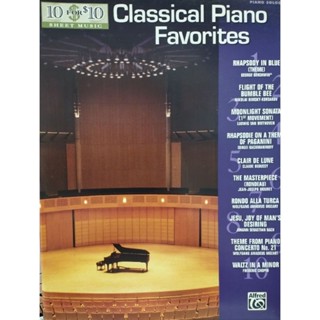 10 FOR 10 SHEET MUSIC - CLASSICAL PIANO FAVORITES (ALF)038081336541