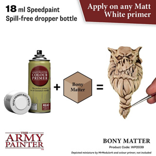 🔥มีของพร้อมส่ง🔥 Army Painter Speedpaint 2.0 Bony Matter 18ml AP-WP2039 สีทาโมเดล สีอะคริลิคสูตรน้ำ Water Based Acrylic
