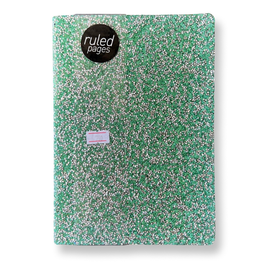 สมุดโน๊ตขนาด-a5-ปกกลิตเตอร์-notebook-glitter-cover-a5