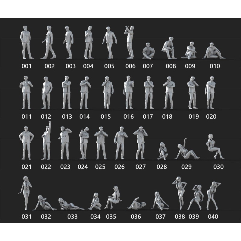 โมเดลคน-scale-1-50-1-64-1-75-1-100-เลือกแบบได้ครับ