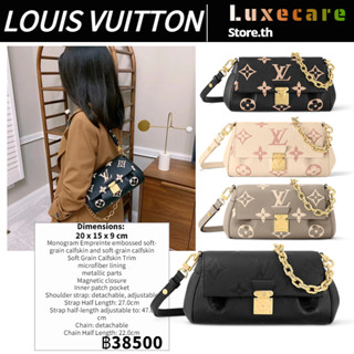 ถูกที่สุด ของแท้ 100%/หลุยส์วิตตองLouis Vuitton FAVORITE Women/Shoulder Bag สุภาพสตรี/กระเป๋าสะพาย/กระเป๋าใต้วงแขน