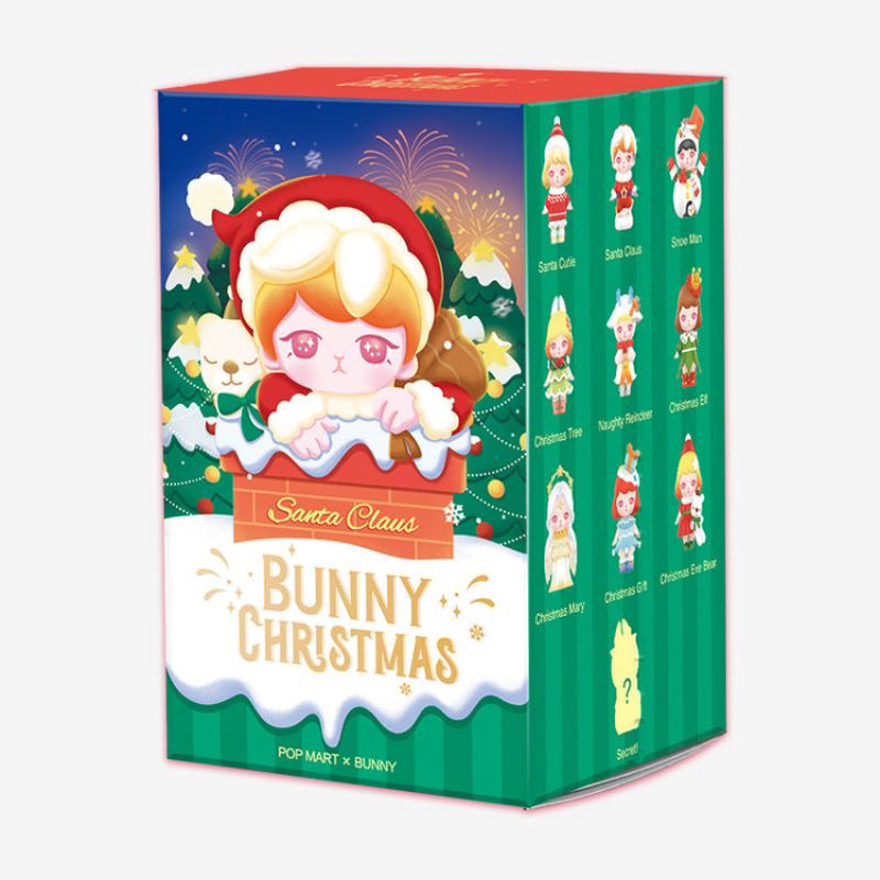 กล่องสุ่ม-แบบเลือกตัว-ลิขสิทธิ์แท้-pop-mart-bunny-christmas-2021-พร้อมส่งจากกรุงเทพฯ-คริสต์มาส-ซานต้า