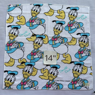 Donald duck ผ้าเช็ดหน้า โดนัลดั๊ค