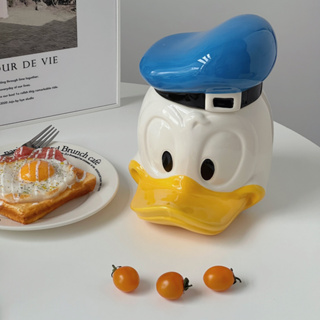 ส่งจากไทย💙 ที่ใส่ของ โดนัล ดั๊ก Donald Duck กล่องเก็บของ ที่เก็บของ โมเดล ของแต่งบ้าน น่ารักๆ ช่วยจัดระเบียบของบนโต๊ะ