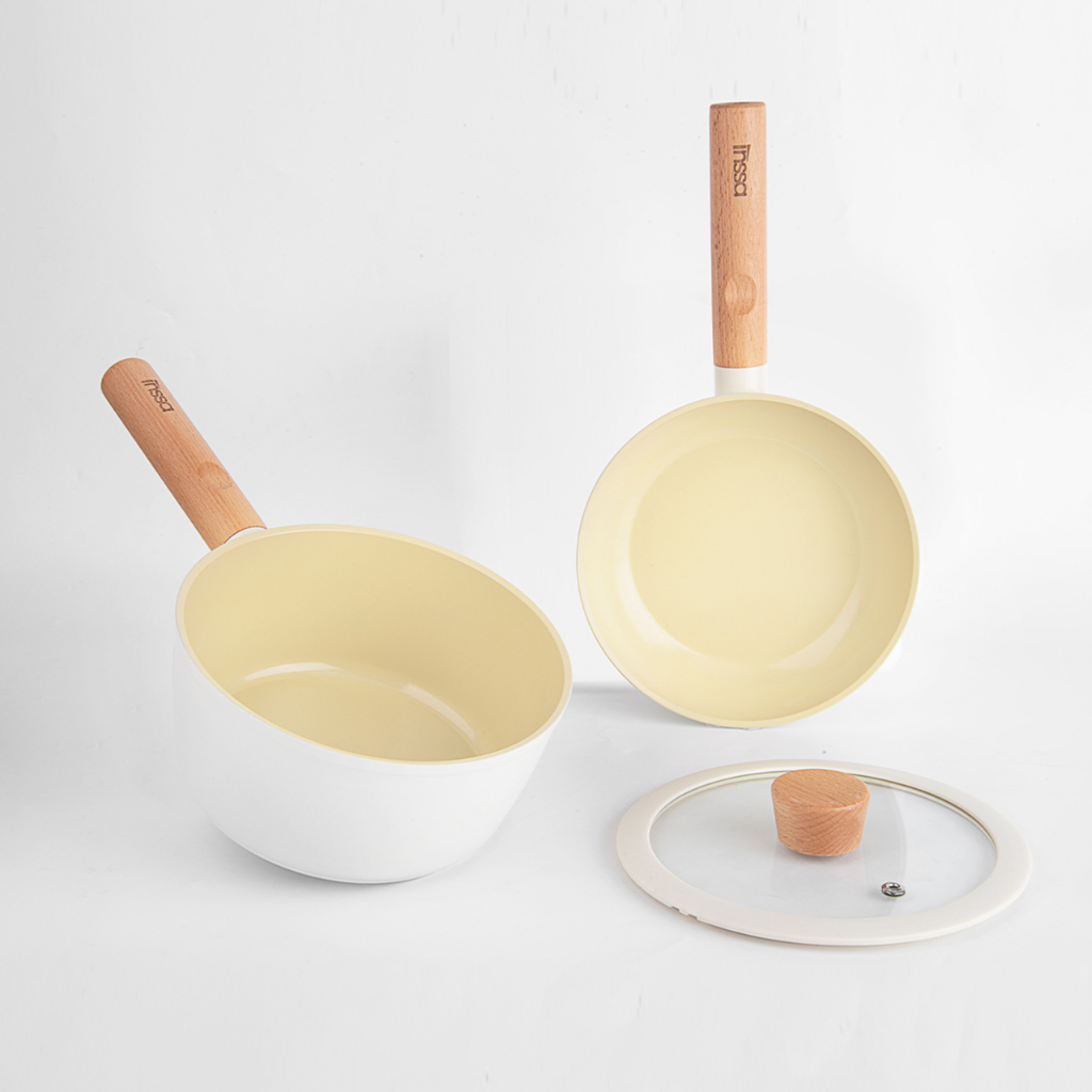 Simplus กะทะ หม้อ กระทะ 18/24CM กระทะ/28CM wok/24CM หม้อซุป/18CM หม้อนม ...
