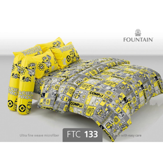 FTC133: ผ้าปูที่นอน ลาย Minion/Fountain