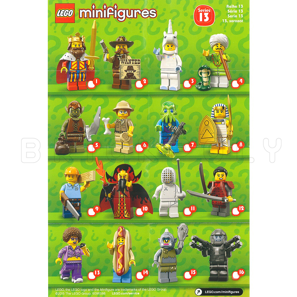 71008-lego-minifigures-series-13-สินค้าถูกแพ็คอยู่ในซองไม่โดนเปิด