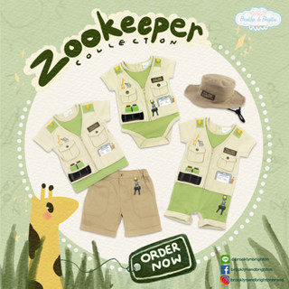 ชุดซาฟารีสวนสัตว์ ZooKeeper เด็กผู้ชายและเด็กผู้หญิง