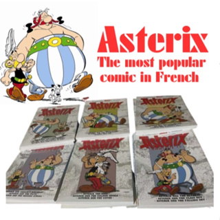 หนังสือการ์ตูน Asterix การ์ตูนฝรั่งเศษ วัฒนธรรมฝรั่งเศษ นักรบ ฝรั่งเศษ astrix obelix comic book must have