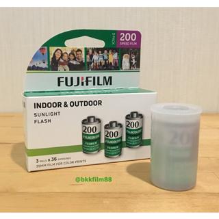 ฟิล์มสี 1 ม้วน Fujifilm 200 35mm 36exp Color Film ฟิล์มถ่ายรูป ฟิล์ม 135 Fujicolor bkkfilm Fuji C200 USA