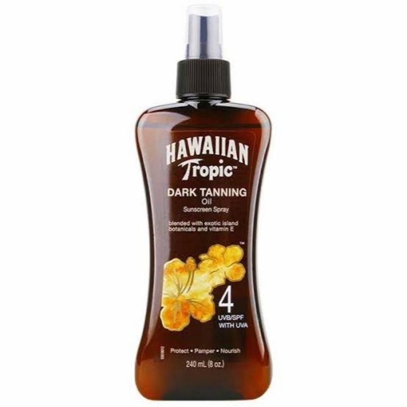 Hawaiian tanning oil spf4 ออยอาบแดดมือ2 Shopee Thailand