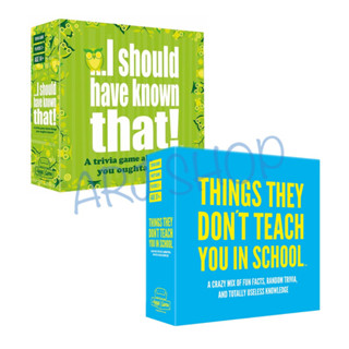 I Should have known that / Things they don’t teach you in school Board Game - บอร์ดเกม เกมสำหรับผู้ใหญ่ เกมปาร์ตี้ party