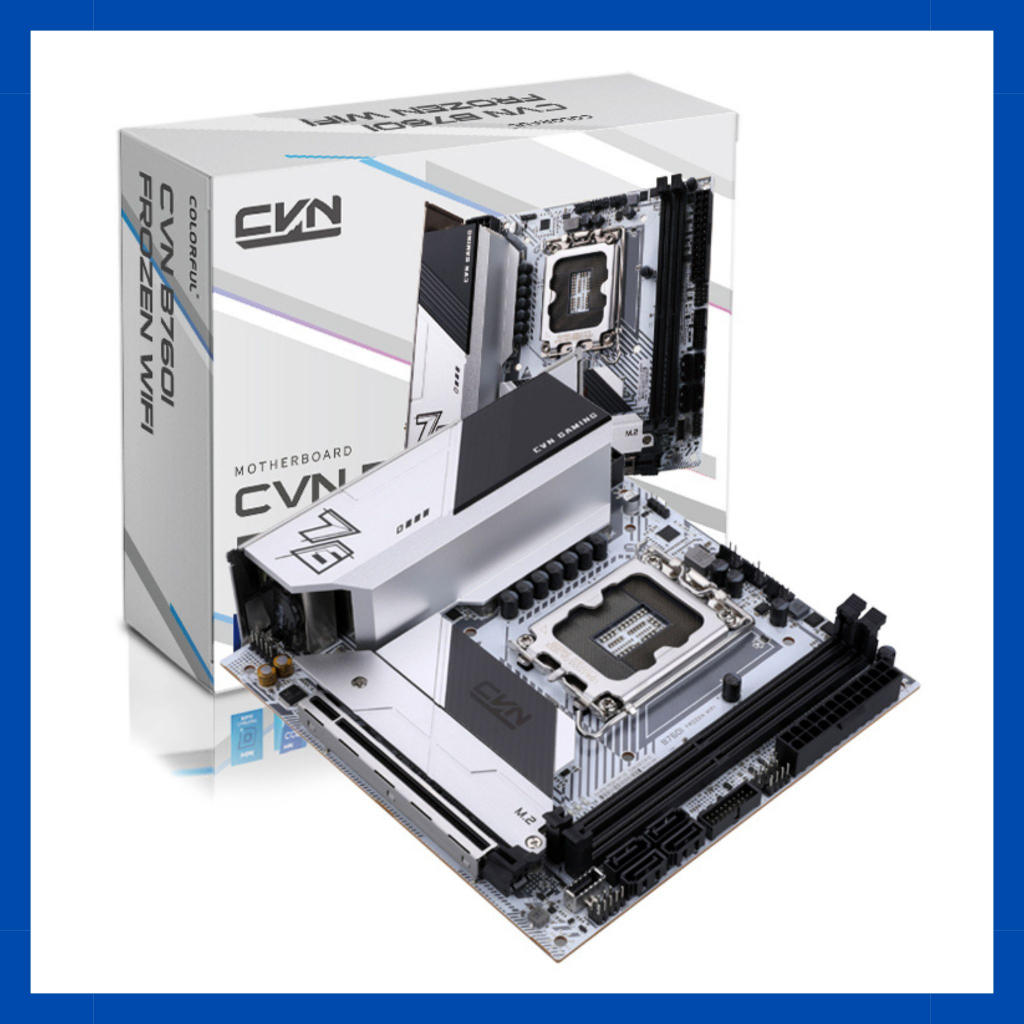 COLORFUL B760I D4 CVN FROZEN ( B760 ITX ) ( B760ITX ) | Shopee
