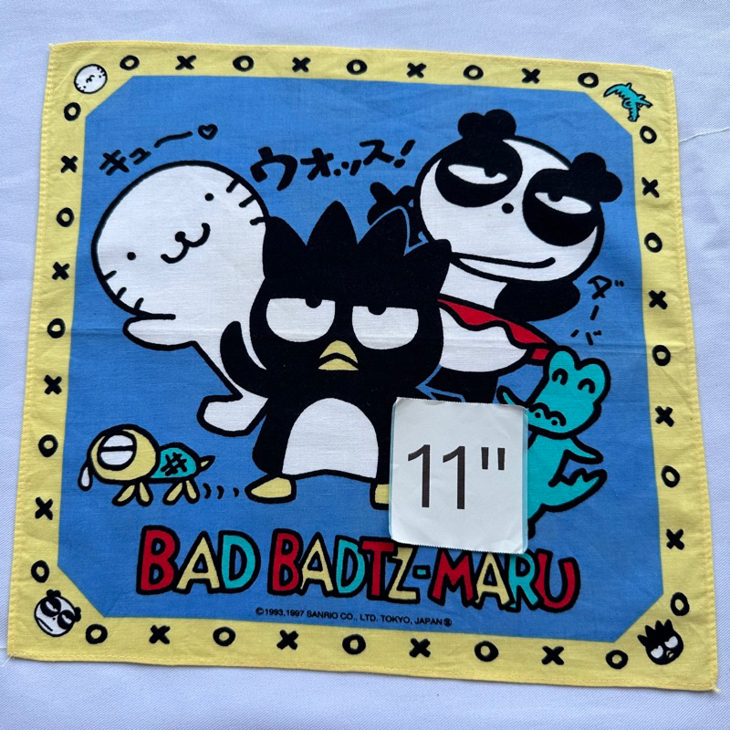 badbadtzmaru-ผ้าเช็ดหน้า-แบดแบดมารุ-ซานริโอ้