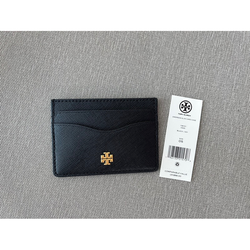 TORY BURCH EMERSON SLIM CARD CASE ที่ใส่นามบัตร card holder Shopee