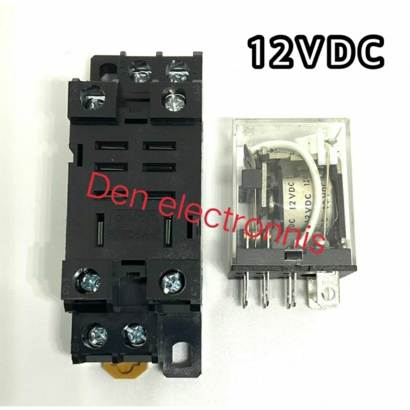 รีเลย์-ly2n-ขายทั้งชุด-มี-12vdc-24vdc-24vac-110vac-220vac-หน้าคอนแทค-5a250vac-สินค้าออกบิลได้