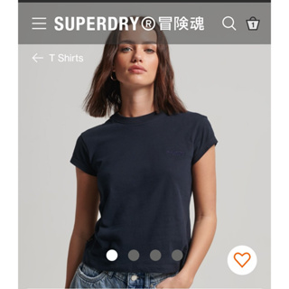 เสื้อยืด Superdry ของแท้ 100% Vintage Logo Cap Sleeve T-Shirt
