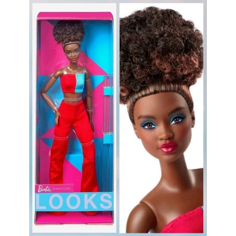 barbie-signature-looks-14-doll-ขายตุ๊กตาบาร์บี้ซิกเนเจอร์ลุกส์-14-ผิวสี-สินค้าใหม่-พร้อมส่ง