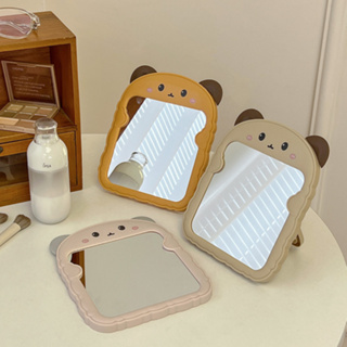 (พร้อมส่ง🌷) Panda cute makeup mirror กระจกพกพา กระจกตั้งโต๊ะ