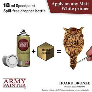 🔥มีของพร้อมส่ง🔥 Army Painter Speedpaint 2.0 Hoard Bronze 18ml AP-WP2074 สีทาโมเดล สีอะคริลิคสูตรน้ำ Water Based Acrylic