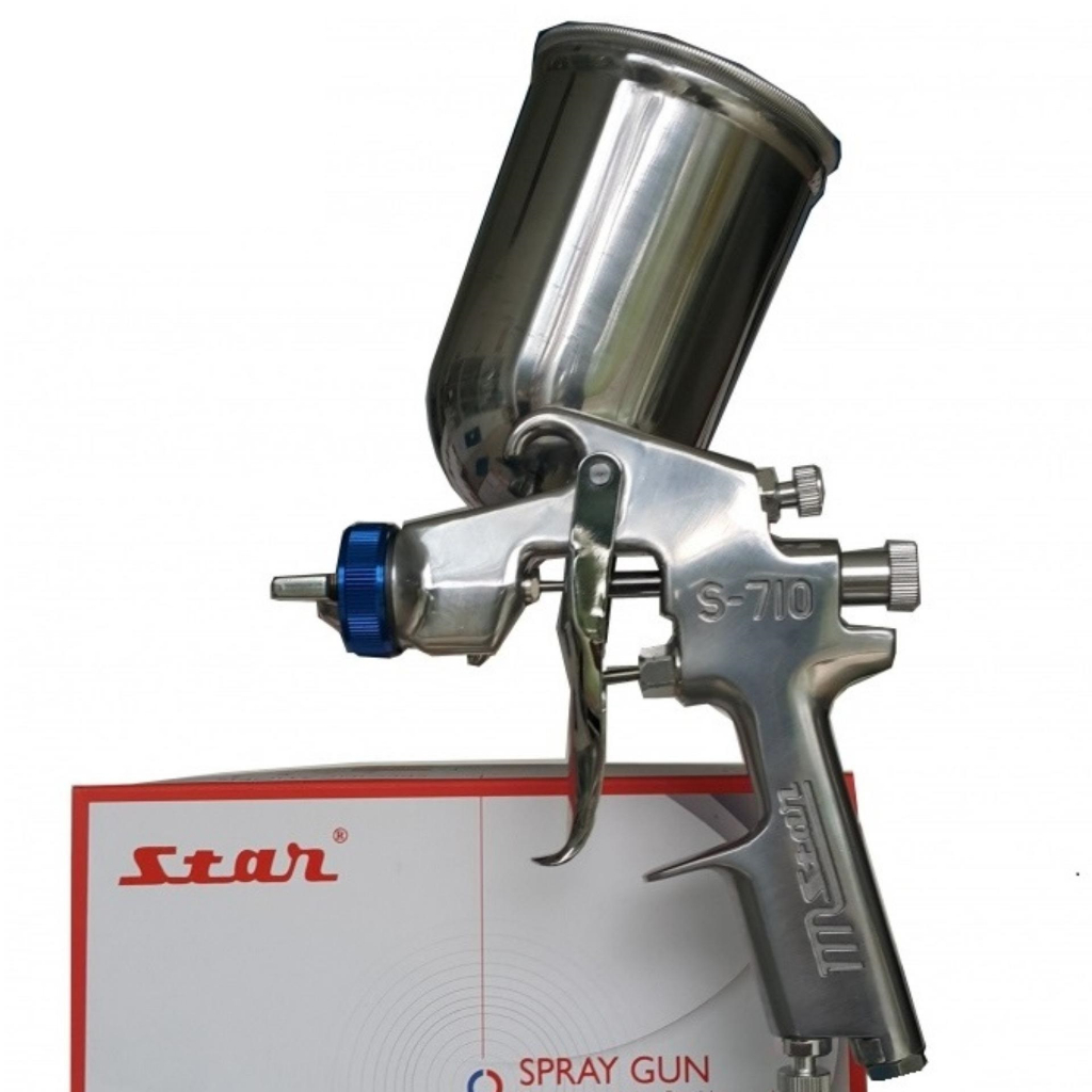 star-กาพ่นสี-s710n-1-3-1-5-ถ้วยข้างพลาสติก-ถ้วย-star-spray-gun