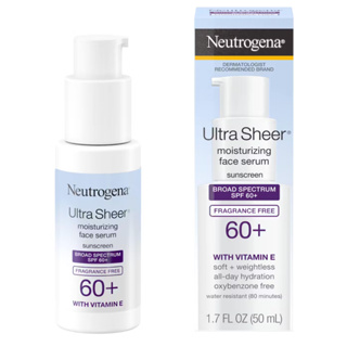 Neutrogena Ultra Sheer Oil-Free Face Serum With Vitamin E SPF 60+