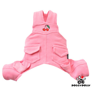 Pet clothes -Doggydolly  เสื้อผ้าแฟชั่น เสื้อผ้าสัตว์เลี้ยง เสื้อผ้าหมาแมว ชุดเอี๊ยม ชุดกางเกง  C404