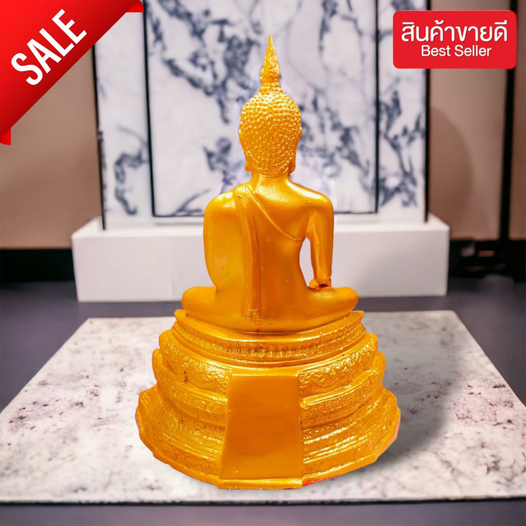 aln888พระพุทธชินสีห์-วัดบวรนิเวศวิหารรุ่นเเรก-สีน้ำทอง-หน้าตัก-5-นิ้ว-สูง-27-ซม-เนื้อเรซิ่นพรีเมี่ยม-บูชาที่ยึดเหนี่ยว