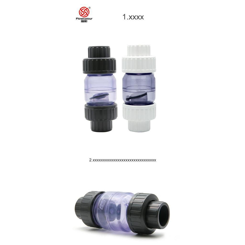 sanking-25-32mm-กันย้อน-อย่างดี-upvc-swing-check-valve-non-return-flap-valve-one-way-valve-pvc-ท่อตู้ปลา-ท่อน้ำ-ปลาทะเล