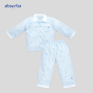 แอ็บซอร์บา (เฉพาะชุด) ชุดนอนเด็ก สำหรับเด็กอายุ 1 - 5 ปี คอลเลคชั่น Vilain Lapin สีฟ้า - Pj