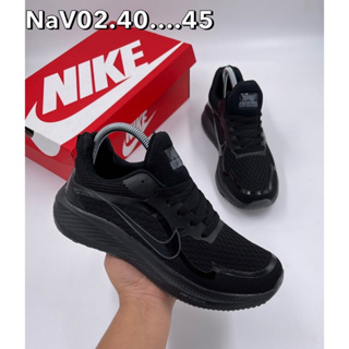 รองเท้าวิ่ง รองเท้าสีดำ S.40-45 มี 5 สี ใส่สบาย ลดแรงกระแทกได้ดี รองเท้าเพื่อสุขภาพ รองเท้าผู้ชาย V29B013