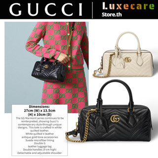 กุชชี่👜Gucci GG Marmont ถุง Women/Shoulder Bag กระเป๋าถือ